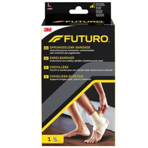 3M Futuro Wrap Around Ankle Support Επιστραγαλίδα με Ιμάντα Περίδεσης Μέτριας Στήριξης 1 Τεμάχιο - Large